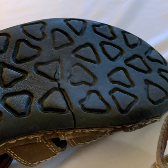 Rugged Terrain Women's Leather Open Toe Outdoor Fisherman Sandals Brown Size 9 - Picture 5 of 10